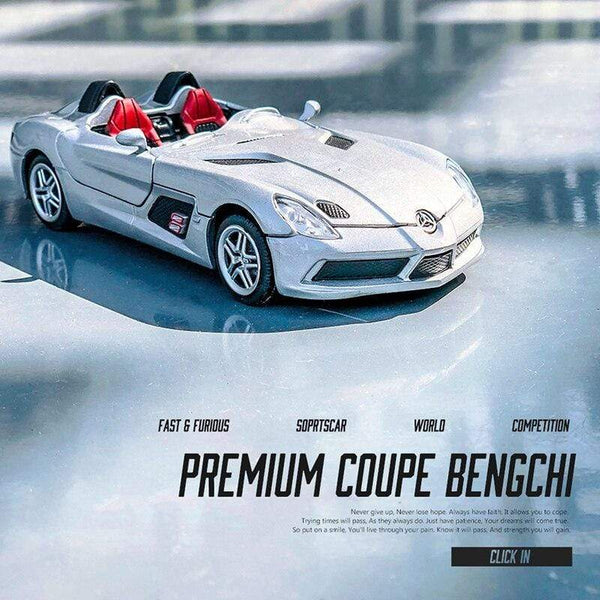 Planet Gates 1:32 Mercedes-Benz Slr Car Model Convertible Mclaren Super Sports Car Toy Car Model Simulation Ornaments Alloy Toy Car Boy Gift