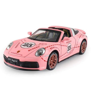 Planet Gates 1:32 Porsche 911 Targa 4S Alloy Car Model Diecast & Toy Vehicles Metal Toy Car Model Collection High Simulation Childrens Gift