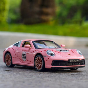 Planet Gates 1:32 Porsche 911 Targa 4S Alloy Car Model Diecast & Toy Vehicles Metal Toy Car Model Collection High Simulation Childrens Gift