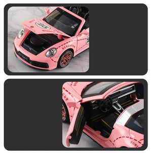 Planet Gates 1:32 Porsche 911 Targa 4S Alloy Car Model Diecast & Toy Vehicles Metal Toy Car Model Collection High Simulation Childrens Gift