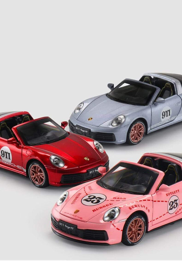 Planet Gates 1:32 Porsche 911 Targa 4S Alloy Car Model Diecast & Toy Vehicles Metal Toy Car Model Collection High Simulation Childrens Gift