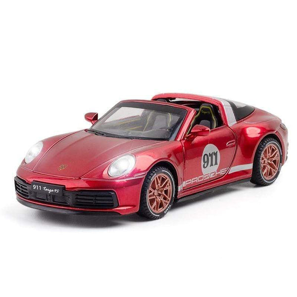 Planet Gates 1:32 Porsche 911 Targa 4S Alloy Car Model Diecast & Toy Vehicles Metal Toy Car Model Collection High Simulation Childrens Gift