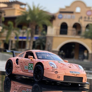 Planet Gates 1:32 Porsches 911 RSR Alloy Racing Car Model Diecast  Metal Toy Vehicles Car Model Collection High Simulation Childrens Toy Gift