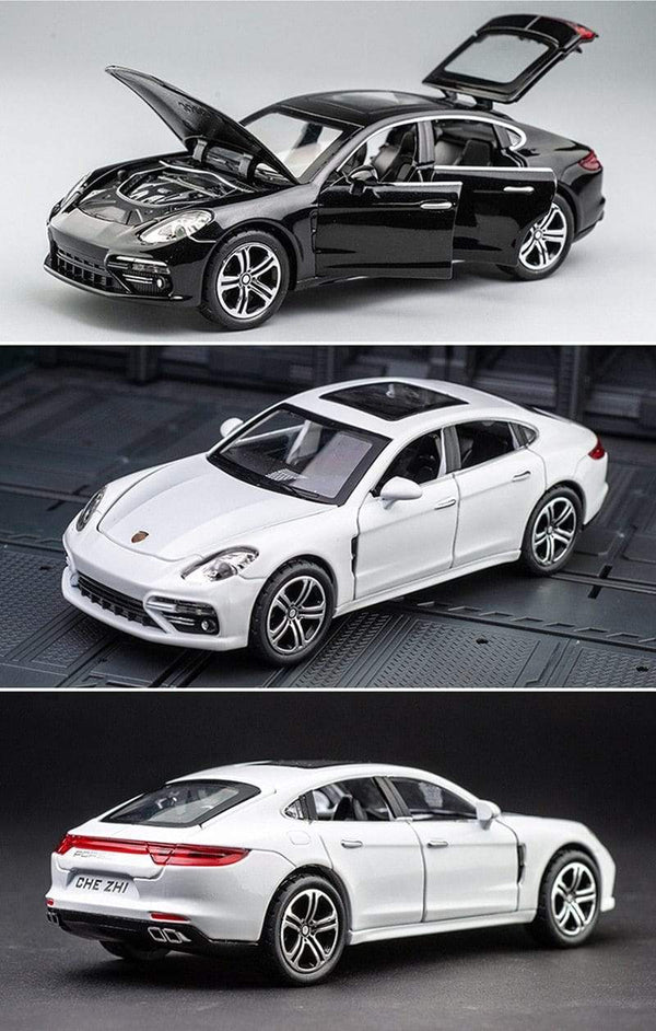 Planet Gates 1:32 Porsches Panamera Coupe Alloy Car Model Diecasts Toy Vehicles Metal Car Model Simulation Sound Light Collection Kids Gift