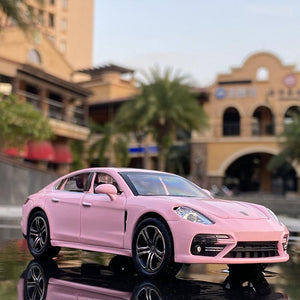 Planet Gates 1:32 Porsches Panamera Coupe Alloy Car Model Diecasts Toy Vehicles Metal Car Model Simulation Sound Light Collection Kids Gift