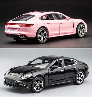 Planet Gates 1:32 Porsches Panamera Coupe Alloy Car Model Diecasts Toy Vehicles Metal Car Model Simulation Sound Light Collection Kids Gift