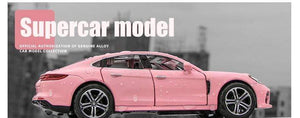 Planet Gates 1:32 Porsches Panamera Coupe Alloy Car Model Diecasts Toy Vehicles Metal Car Model Simulation Sound Light Collection Kids Gift