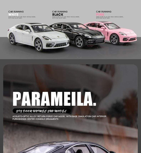 Planet Gates 1:32 Porsches Panamera Coupe Alloy Car Model Diecasts Toy Vehicles Metal Car Model Simulation Sound Light Collection Kids Gift