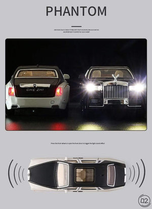 Planet Gates 1:32 Rolls-Royce Phantom Alloy Car Model Diecasts & Toy Vehicles Toy Cars Kid Toys For Sound and light Children Gifts Boy Toy