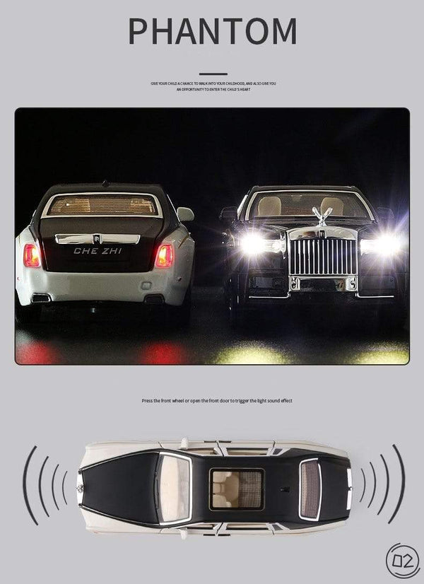 Planet Gates 1:32 Rolls-Royce Phantom Alloy Car Model Diecasts & Toy Vehicles Toy Cars Kid Toys For Sound and light Children Gifts Boy Toy