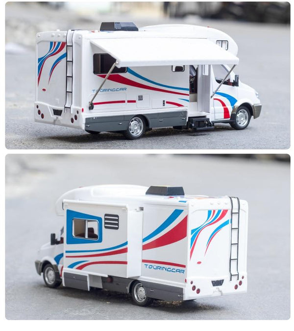 Planet Gates 1:32 Scale Sprinter Luxury Motorhome Recreational Vehicle RV Trailer Caravan Alloy Metal Diecast Car Model Babys Toys Collection