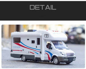 Planet Gates 1:32 Scale Sprinter Luxury Motorhome Recreational Vehicle RV Trailer Caravan Alloy Metal Diecast Car Model Babys Toys Collection