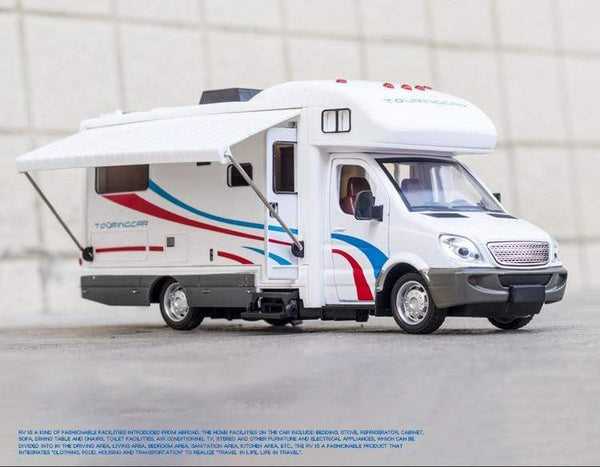Planet Gates 1:32 Scale Sprinter Luxury Motorhome Recreational Vehicle RV Trailer Caravan Alloy Metal Diecast Car Model Babys Toys Collection
