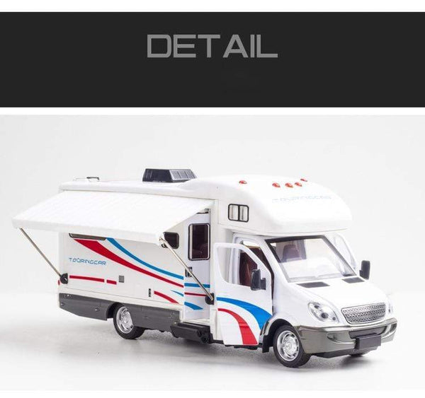 Planet Gates 1:32 Scale Sprinter Luxury Motorhome Recreational Vehicle RV Trailer Caravan Alloy Metal Diecast Car Model Babys Toys Collection