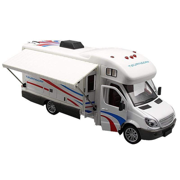 Planet Gates 1:32 Scale Sprinter Luxury Motorhome Recreational Vehicle RV Trailer Caravan Alloy Metal Diecast Car Model Babys Toys Collection
