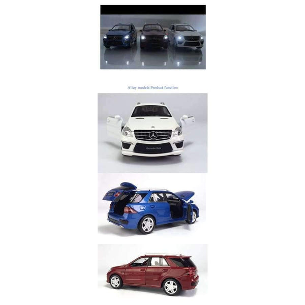 Planet Gates 1:32 SUV ML63 Simulation Toy Car Model Alloy Pull Back Children Toys Genuine License Collection Gift Off-Road Vehicle KIDS TOY