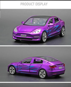 Planet Gates 1:32 Tesla MODEL 3 Alloy Car Model Diecasts & Toy Vehicles Toy Cars Free Shipping Kid Toys For Children Gifts Boy Toy