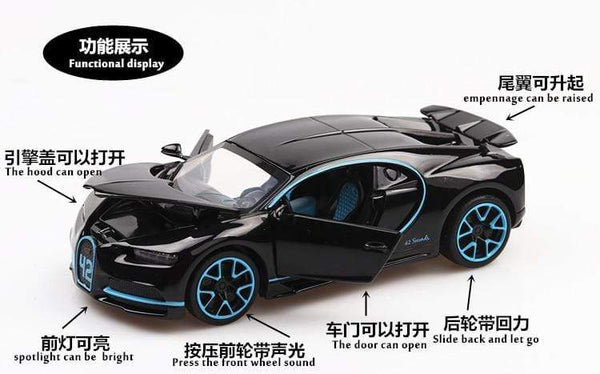 Planet Gates 1:32 Toy Car Bugatti Chiron Metal Toy Alloy Car Diecasts & Toy Vehicles Car Model Miniature Scale Model Car Toys For Children