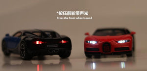 Planet Gates 1:32 Toy Car Bugatti Chiron Metal Toy Alloy Car Diecasts & Toy Vehicles Car Model Miniature Scale Model Car Toys For Children