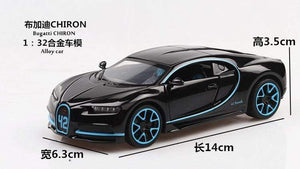 Planet Gates 1:32 Toy Car Bugatti Chiron Metal Toy Alloy Car Diecasts & Toy Vehicles Car Model Miniature Scale Model Car Toys For Children