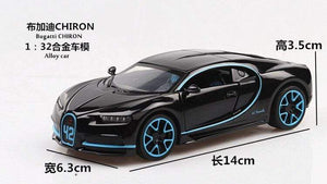 Planet Gates 1:32 Toy Car Bugatti Chiron Metal Toy Alloy Car Diecasts & Toy Vehicles Car Model Miniature Scale Model Car Toys For Children