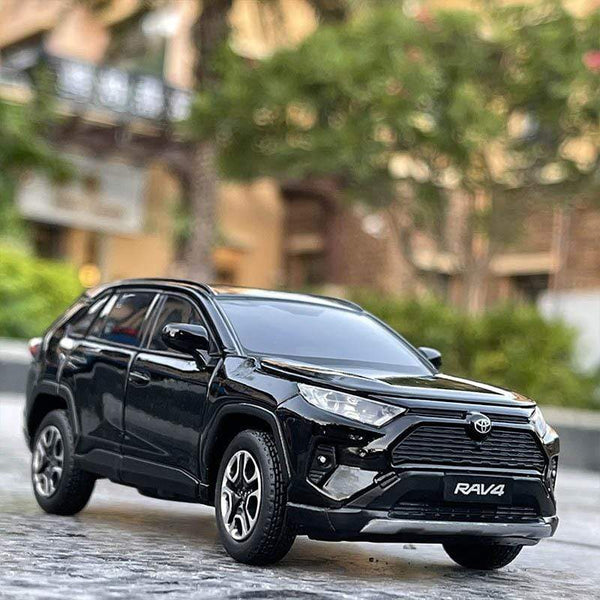 Planet Gates 1:32 Toyota RAV4 2020 SUV Diecasts & Toy Vehicles Metal Car Model Shock absorber Sound Light Collection Car Toys Gift