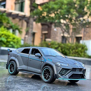 Planet Gates 1:32 URUS Bison SUV Coupe Alloy Car Model Sound and Light Simulation Car Decoration Collection Child Toy Gift