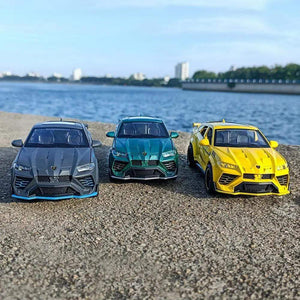 Planet Gates 1:32 URUS Bison SUV Coupe Alloy Car Model Sound and Light Simulation Car Decoration Collection Child Toy Gift