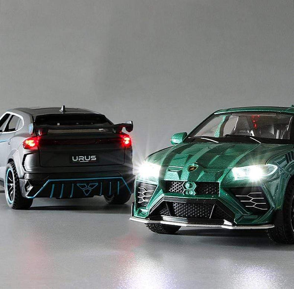 Planet Gates 1:32 URUS Bison SUV Coupe Alloy Car Model Sound and Light Simulation Car Decoration Collection Child Toy Gift