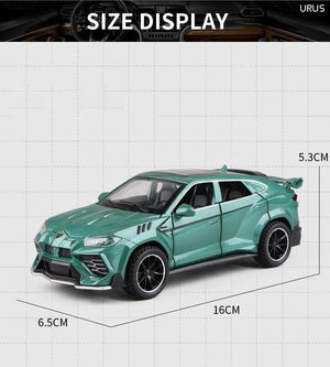 Planet Gates 1:32 URUS Bison SUV Coupe Alloy Car Model Sound and Light Simulation Car Decoration Collection Child Toy Gift