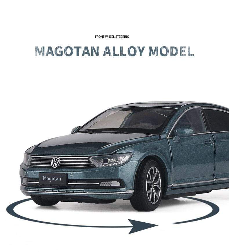 Planet Gates 1:32 Volkswagen Magotan Passat Alloy Diecast Cars Model Toy Car Vehicles Pull Back Sound and light For Children Boy Toys gift