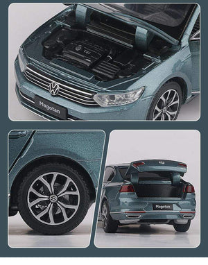 Planet Gates 1:32 Volkswagen Magotan Passat Alloy Diecast Cars Model Toy Car Vehicles Pull Back Sound and light For Children Boy Toys gift