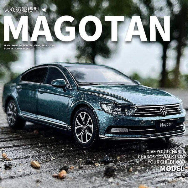 Planet Gates 1:32 Volkswagen Magotan Passat Alloy Diecast Cars Model Toy Car Vehicles Pull Back Sound and light For Children Boy Toys gift
