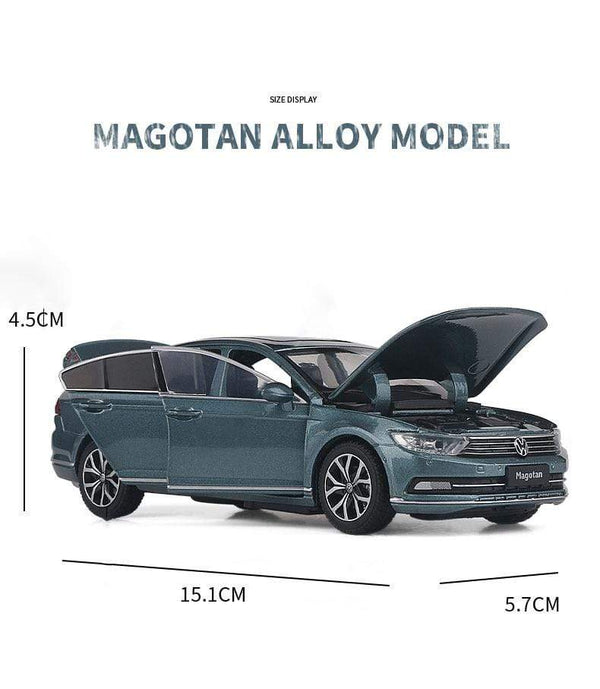 Planet Gates 1:32 Volkswagen Magotan Passat Alloy Diecast Cars Model Toy Car Vehicles Pull Back Sound and light For Children Boy Toys gift