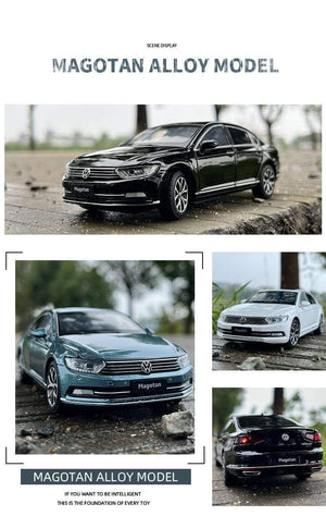 Planet Gates 1:32 Volkswagen Magotan Passat Alloy Diecast Cars Model Toy Car Vehicles Pull Back Sound and light For Children Boy Toys gift