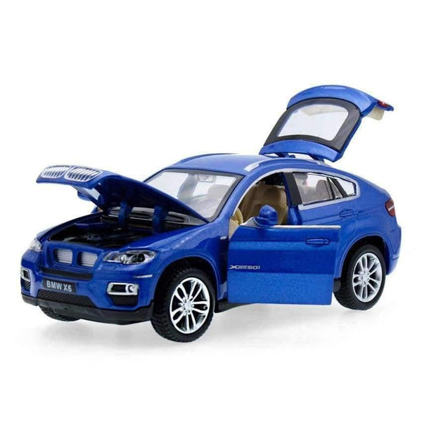 Planet Gates 1:32 X6 SUV Coupe Simulation Toy Vehicles Model Alloy Pull Back Children Toys Genuine License Collection Gift Off-Road Car Kids