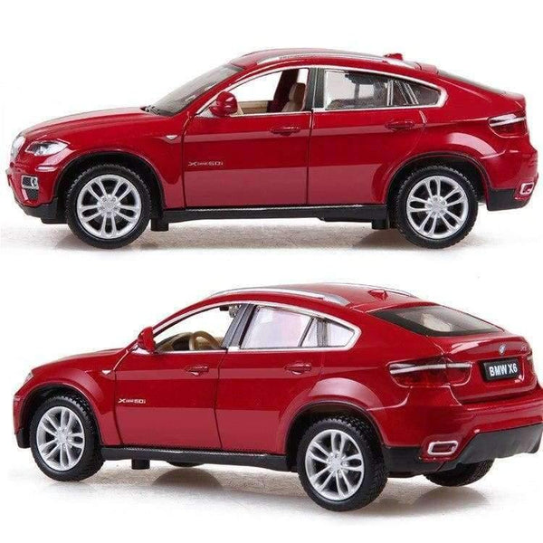 Planet Gates 1:32 X6 SUV Coupe Simulation Toy Vehicles Model Alloy Pull Back Children Toys Genuine License Collection Gift Off-Road Car Kids