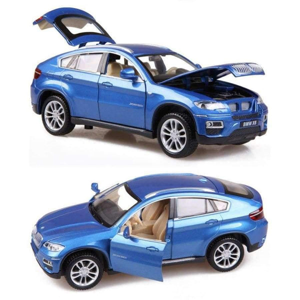 Planet Gates 1:32 X6 SUV Coupe Simulation Toy Vehicles Model Alloy Pull Back Children Toys Genuine License Collection Gift Off-Road Car Kids