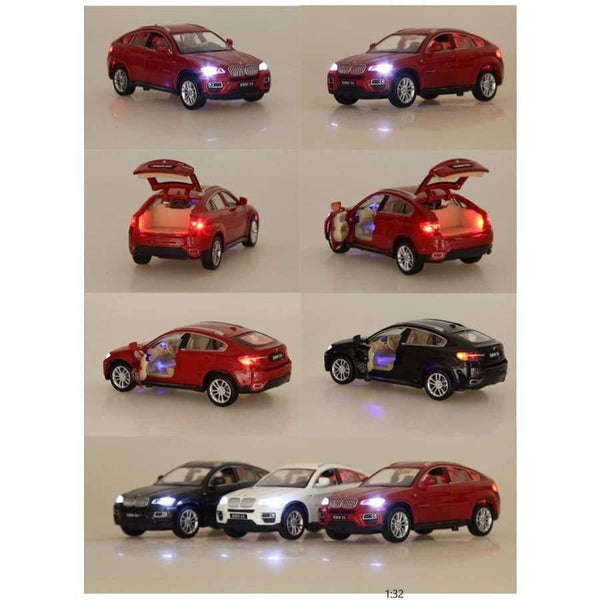 Planet Gates 1:32 X6 SUV Coupe Simulation Toy Vehicles Model Alloy Pull Back Children Toys Genuine License Collection Gift Off-Road Car Kids