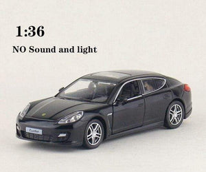 Planet Gates 1 36 Black 1:32 Porsches Panamera Coupe Alloy Car Model Diecasts Toy Vehicles Metal Car Model Simulation Sound Light Collection Kids Gift