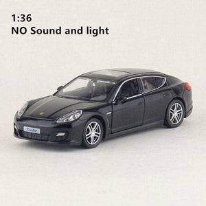 Planet Gates 1 36 Black 2 1:32 Porsches Panamera Coupe Alloy Car Model Diecasts Toy Vehicles Metal Car Model Simulation Sound Light Collection Kids Gift