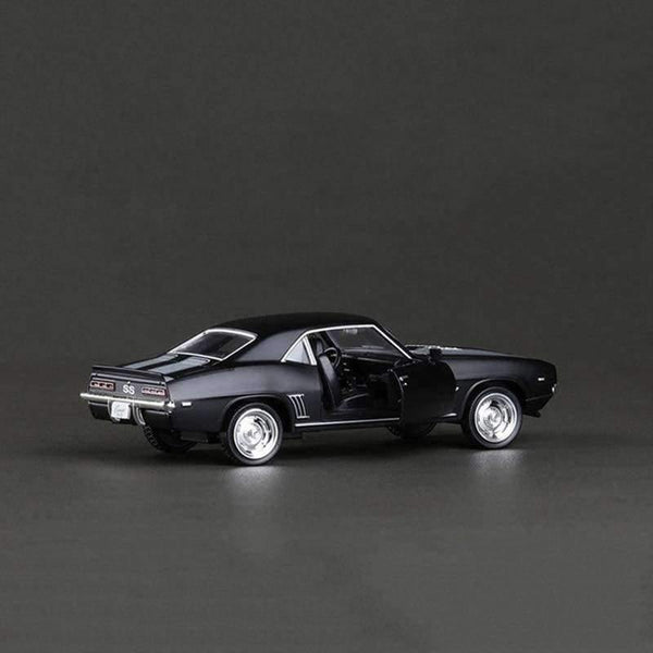 Planet Gates 1:36 Camaro SS 69 Simulation Toy Vehicles Alloy Pull Back Mini Car Replica Authorized By The Original Factory Model Kids Gift