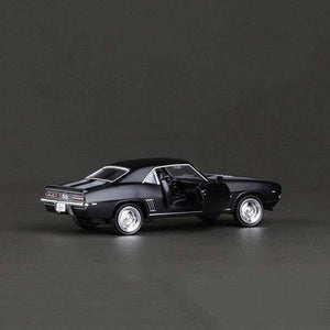 Planet Gates 1:36 Camaro SS 69 Simulation Toy Vehicles Alloy Pull Back Mini Car Replica Authorized By The Original Factory Model Kids Gift