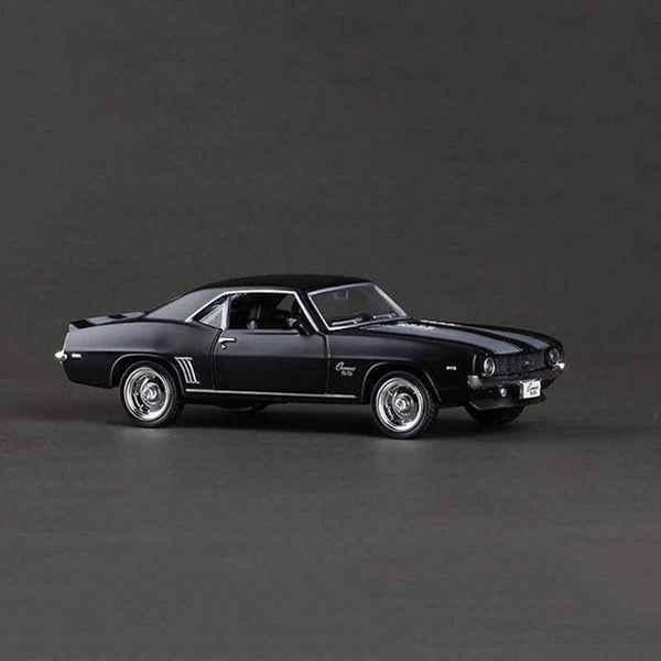 Planet Gates 1:36 Camaro SS 69 Simulation Toy Vehicles Alloy Pull Back Mini Car Replica Authorized By The Original Factory Model Kids Gift
