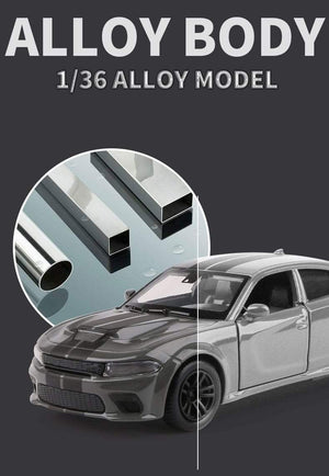 Planet Gates 1:36 Dodge Charger SRT Hellcat Simulation Car of Model Alloy Toy Car Muscle Vehicle Children Classic Metal Cars Birthday Gifts