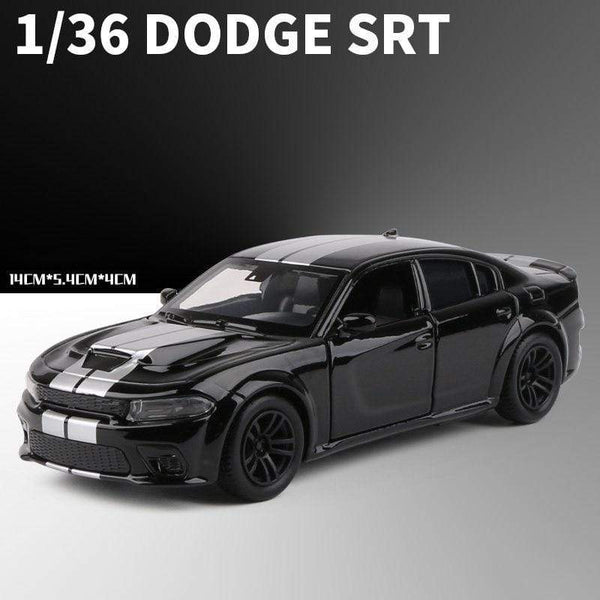 Planet Gates 1:36 Dodge Charger SRT Hellcat Simulation Car of Model Alloy Toy Car Muscle Vehicle Children Classic Metal Cars Birthday Gifts