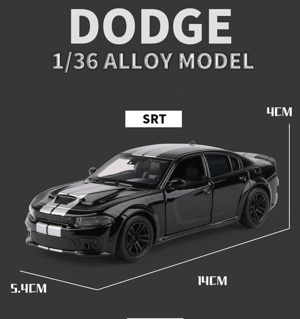 Planet Gates 1:36 Dodge Charger SRT Hellcat Simulation Car of Model Alloy Toy Car Muscle Vehicle Children Classic Metal Cars Birthday Gifts