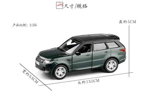 Planet Gates 1:36 Land-Rover Range Rover SUV Diecast Alloy Metal Luxury Car Model Pull Back Car For Children Toys With Collection Gift