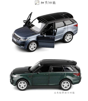 Planet Gates 1:36 Land-Rover Range Rover SUV Diecast Alloy Metal Luxury Car Model Pull Back Car For Children Toys With Collection Gift