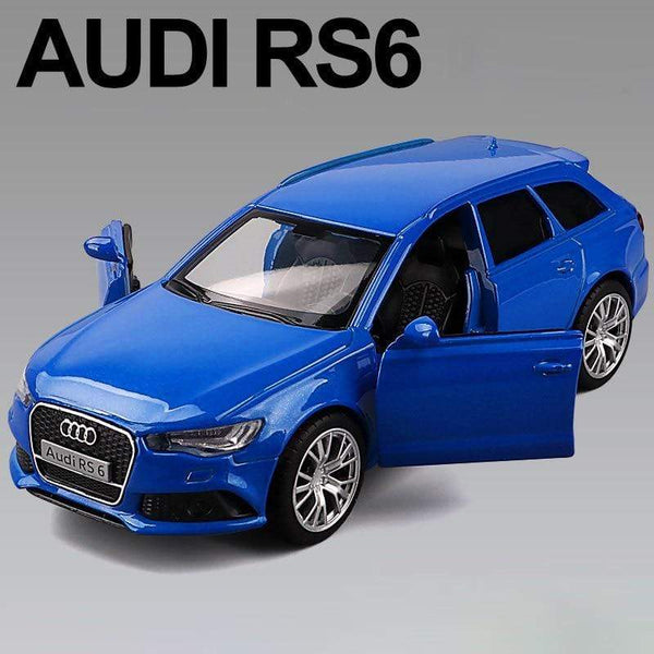 Planet Gates 1:36 Scale Audi RS6 Station wagon Diecast Alloy Metal Luxury Car Model Pull Back Car For Children Toys With Collection